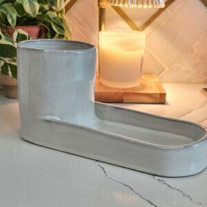 Hearth & Hand Ceramic sink caddy kitchen or bathroom sink organizer